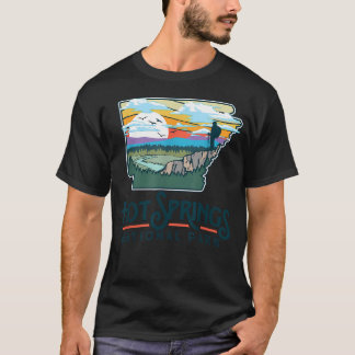 Camiseta Parque Nacional Hot Springs Arkansas Naturaleza