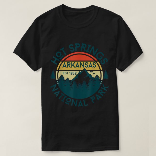 Camiseta Parque nacional Hot Springs Arkansas Naturaleza Se (Diseño del anverso)