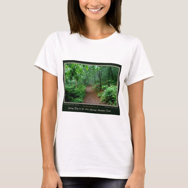 Camiseta Parque nacional Hot Springs Mt Trail (Anverso)