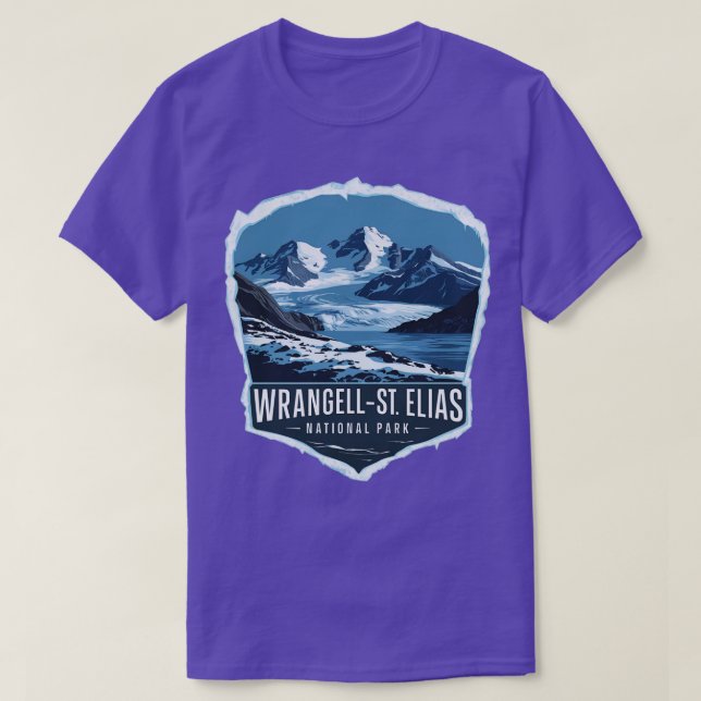 Camiseta Parque nacional Icy Wrangell St Elias TShirt (Diseño del anverso)