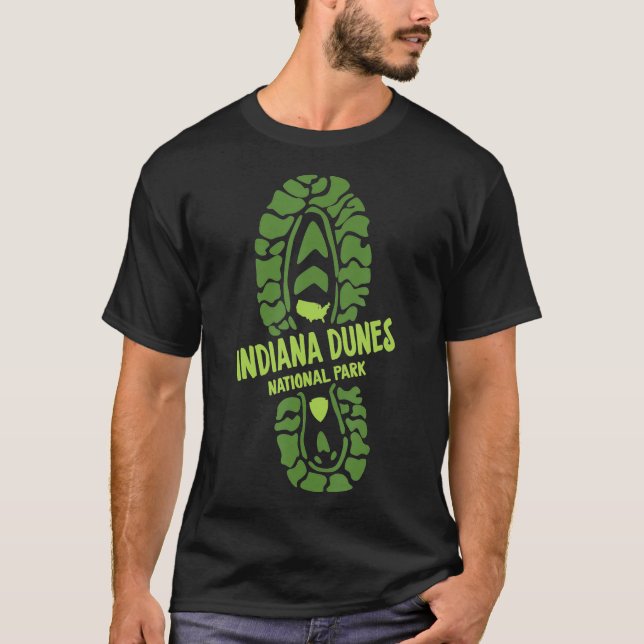 Camiseta Parque nacional Indiana Dunes Islas Indiana en Hik (Anverso)