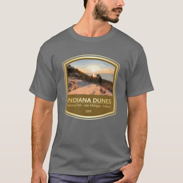 Camiseta Parque Nacional Indiana Dunes PF (Anverso)