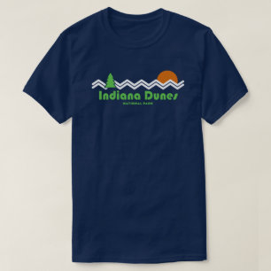 Camiseta Parque nacional Indiana Dunes Retro