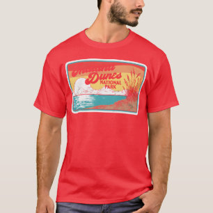Camiseta Parque Nacional Indiana Dunes Retro Vintage 80S fa