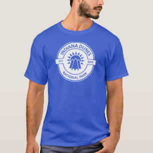 Camiseta Parque Nacional Indiana Dunes Sol Árboles