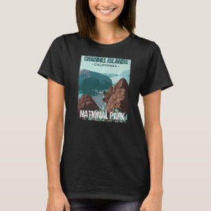 Camiseta Parque nacional Islas del Canal Poster California