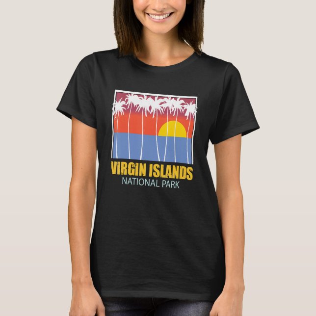 Camiseta Parque nacional Islas Vírgenes St John Souvenir (Anverso)