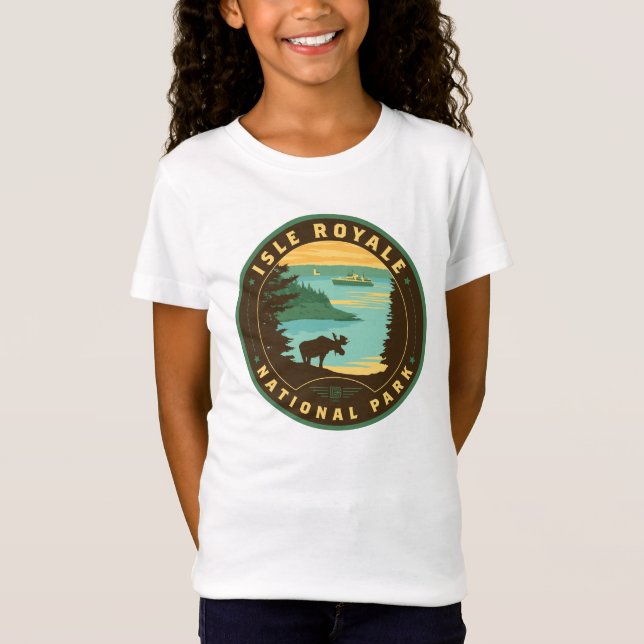 Camiseta Parque nacional Isle Royale (Anverso)