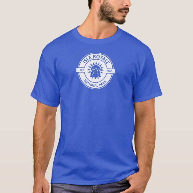 Camiseta Parque nacional Isle Royale (Anverso)