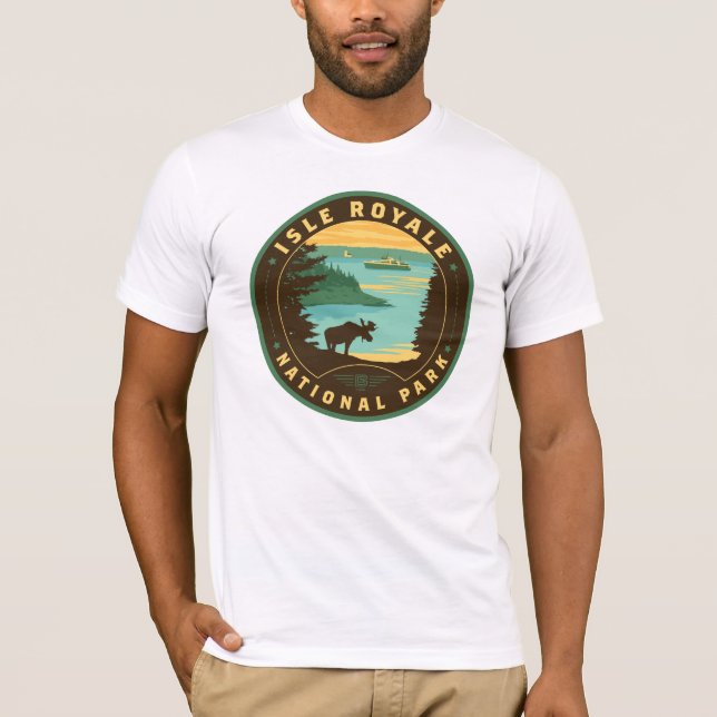 Camiseta Parque nacional Isle Royale (Anverso)