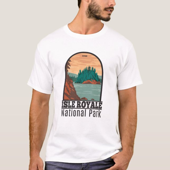 Camiseta Parque nacional Isle Royale (Anverso)