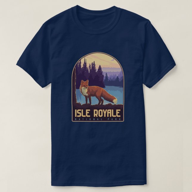 Camiseta Parque nacional Isle Royale (Diseño del anverso)