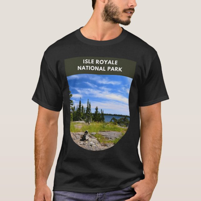 Camiseta Parque nacional Isle Royale (Anverso)