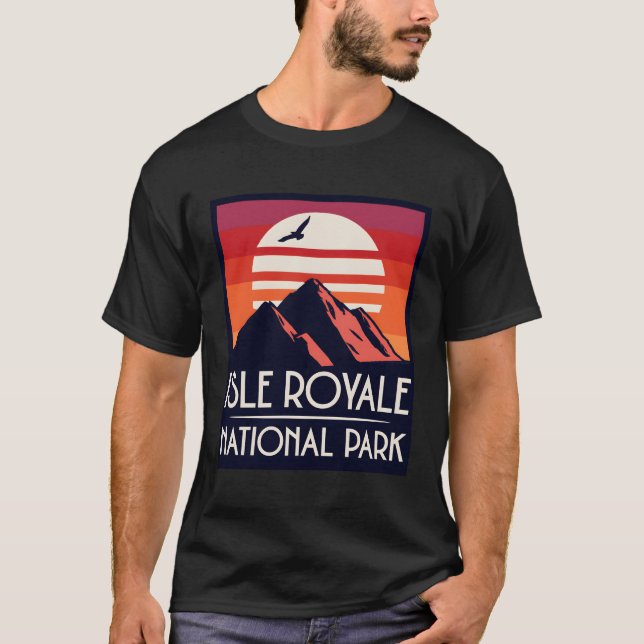Camiseta Parque nacional Isle Royale (Anverso)