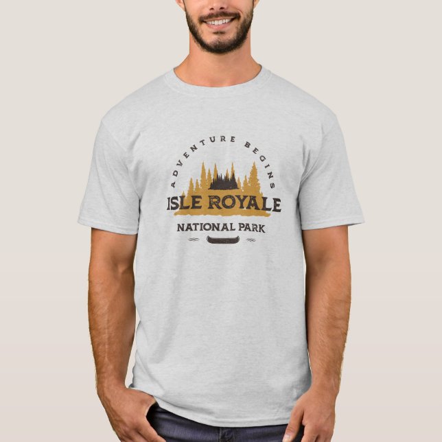 Camiseta Parque nacional Isle Royale (Anverso)