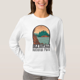 Camiseta Parque nacional Isle Royale Michigan Vintage T-Shi