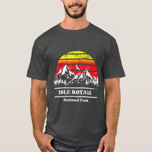 Camiseta Parque nacional Isle Royale Retro