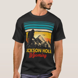 Camiseta Parque nacional Jackson Hole Wyoming Bigfoot