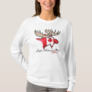 Camiseta Parque nacional Jasper Alberta Canada señoritas ho