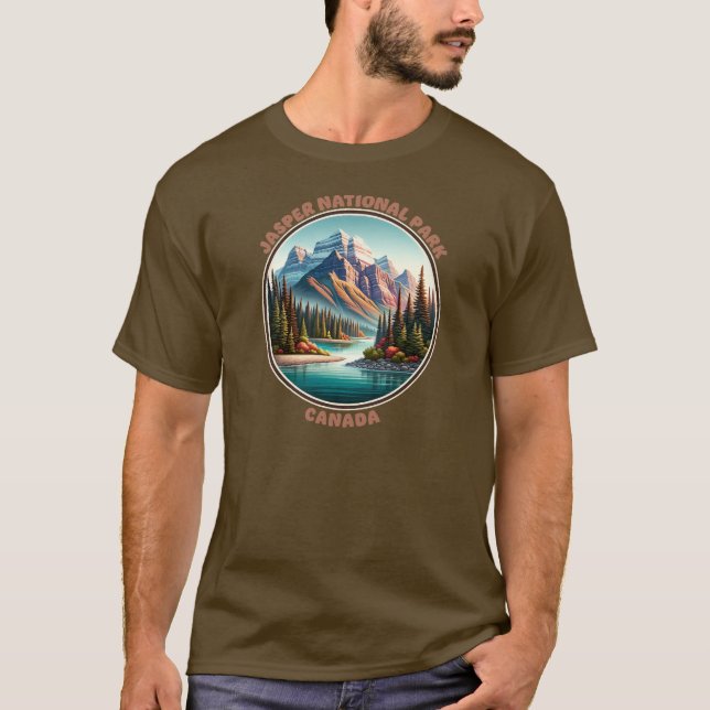 Camiseta Parque nacional Jasper Canadá (Anverso)