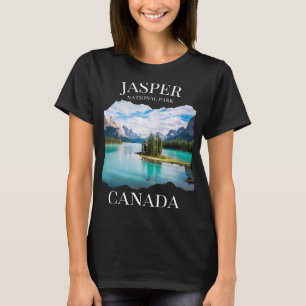Camiseta Parque Nacional Jasper Canadá Senderismo Souve Mon