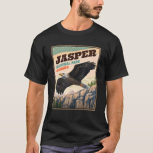 Camiseta Parque nacional Jasper Eagle Vintage Look