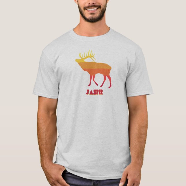 Camiseta Parque nacional Jasper Elk (Anverso)