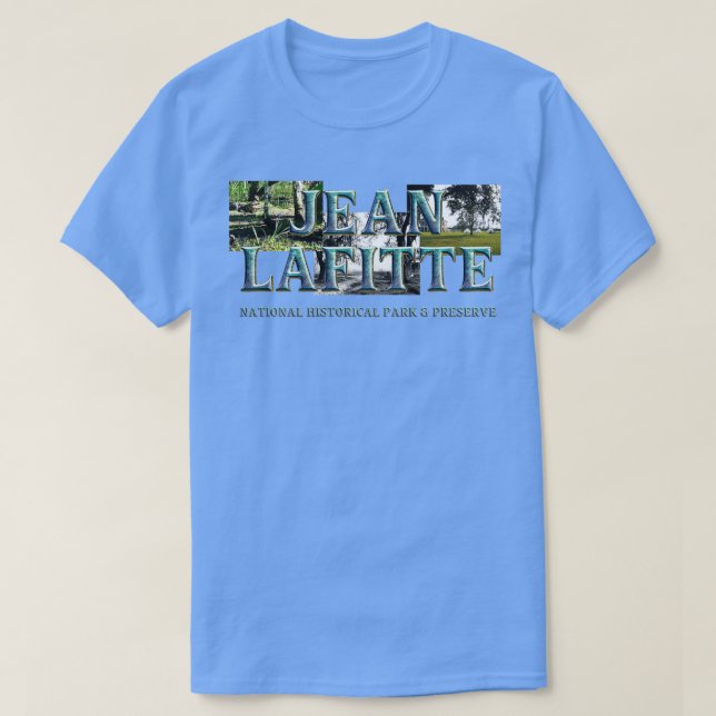 Camiseta Parque nacional Jean LaFitte TShirt (Diseño del anverso)