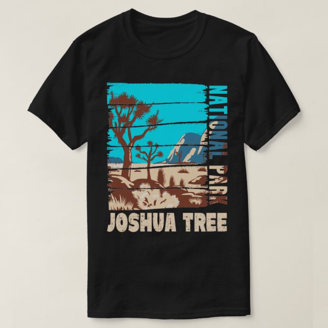 Camiseta Parque nacional Joshua Tree California (Diseño del anverso)