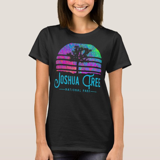 Camiseta Parque nacional Joshua Tree Festival Psicodélico V (Anverso)