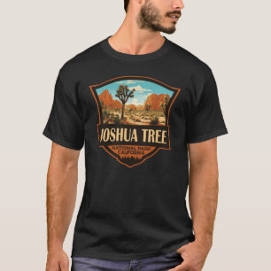 Camiseta Parque nacional Joshua Tree Ilustracion Retro