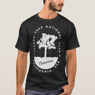 Camiseta Parque nacional Joshua Tree Noche Retro Hipster