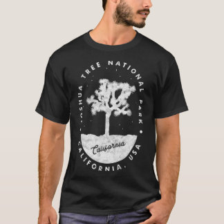 Camiseta Parque nacional Joshua Tree Noche Retro Hipster
