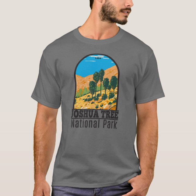 Camiseta Parque nacional Joshua Tree Oasis de las Palmas Fo (Anverso)