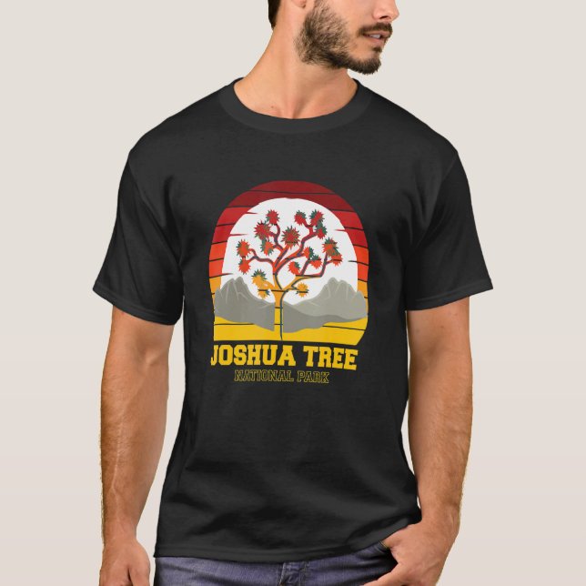Camiseta Parque nacional Joshua Tree Souvenir Cactus Campin (Anverso)
