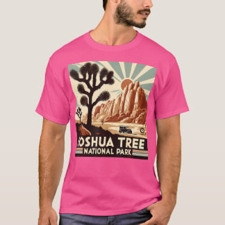 Camiseta Parque nacional Joshua Tree Vintage Camping O