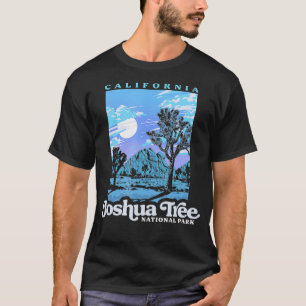 Camiseta Parque nacional Joshua Tree Vintage Night Scene Re