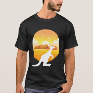 Camiseta Parque nacional Kangaroo Uluru Kata Tjuta Australi
