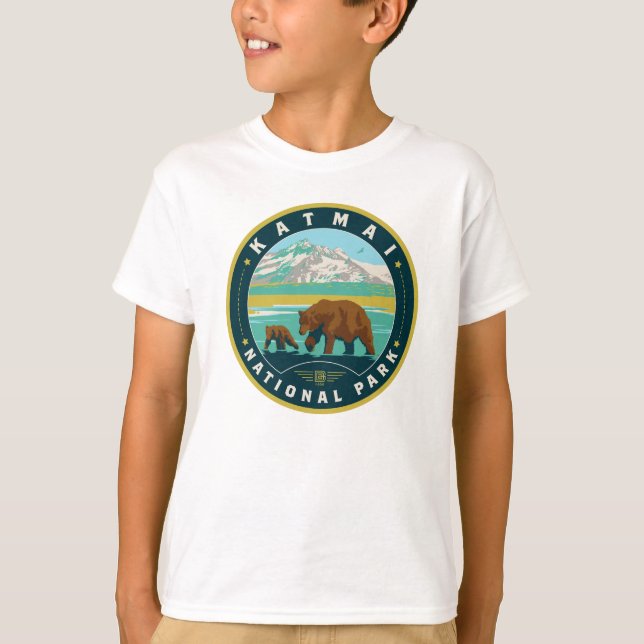 Camiseta Parque nacional Katmai (Anverso)