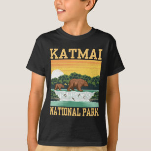 Camiseta Parque Nacional Katmai Alaska Oso Senderismo Exter