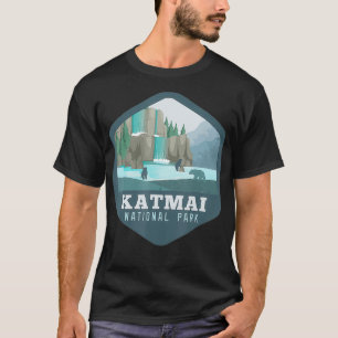 Camiseta Parque nacional Katmai Camping T Shir al aire libr