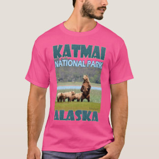 Camiseta Parque nacional Katmai en Alaska