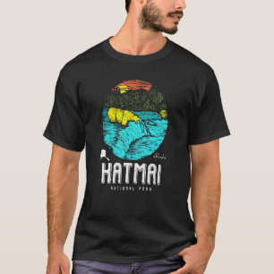 Camiseta Parque nacional Katmai Equipo de pesca de oso de v