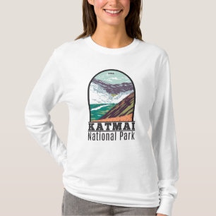 Camiseta Parque nacional Katmai Ten Thouskes Vintage T