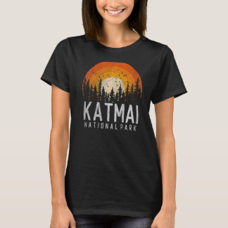 Camiseta Parque nacional Katmai US Alaska Vintage Retro 70