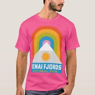 Camiseta Parque Nacional Kenai Fjords Alaska Senderismo Arc