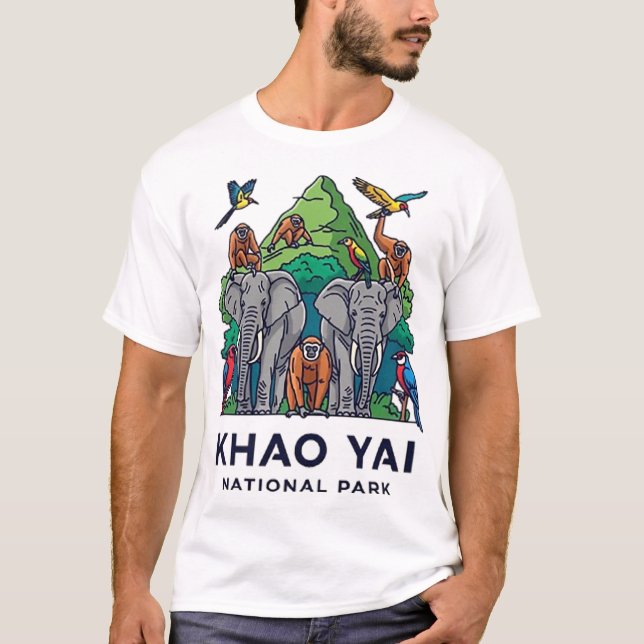 Camiseta Parque Nacional Khao Yai (Anverso)