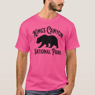 Camiseta Parque nacional Kings Canyon California Bear Hike 
