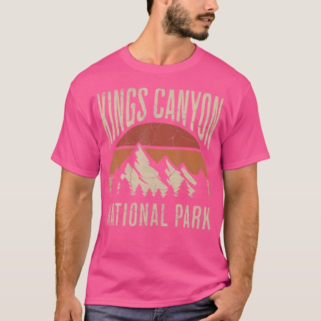 Camiseta Parque nacional Kings Canyon California Nature Hik (Anverso)