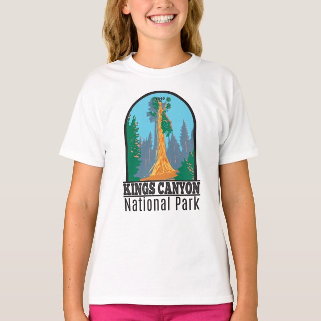 Camiseta Parque nacional Kings Canyon Subvención Árbol (Anverso)